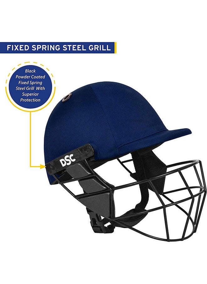 DSC Avenger PRO Premium Cricket Helmet | For Men & Boys | Fixed Spring Steel Grill | Back Support Strap | Neck Guard | Lightweight  - Image 5