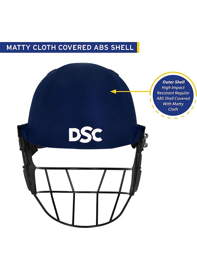 DSC Avenger PRO Premium Cricket Helmet | For Men & Boys | Fixed Spring Steel Grill | Back Support Strap | Neck Guard | Lightweight  - Image 4