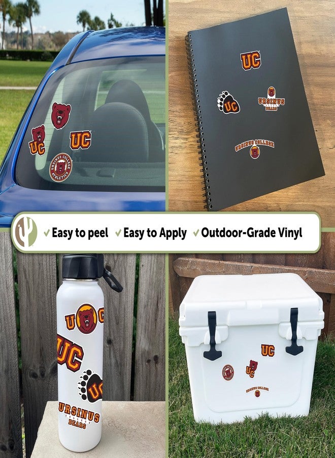 Desert Cactus Ursinus College Sticker UC Bears Vinyl Decals Laptop Water Bottle Car Scrapbook Sheet T2 (Type 2) - Image 2