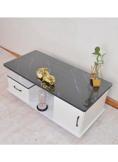 NKX Multifunctional Modern Living Room Coffee Table With 4mm Toughened thick Glass Top  - Image 5
