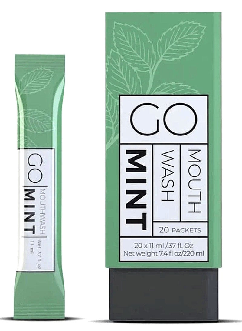 GO Mouthwash Smooth Mint 20 packets
