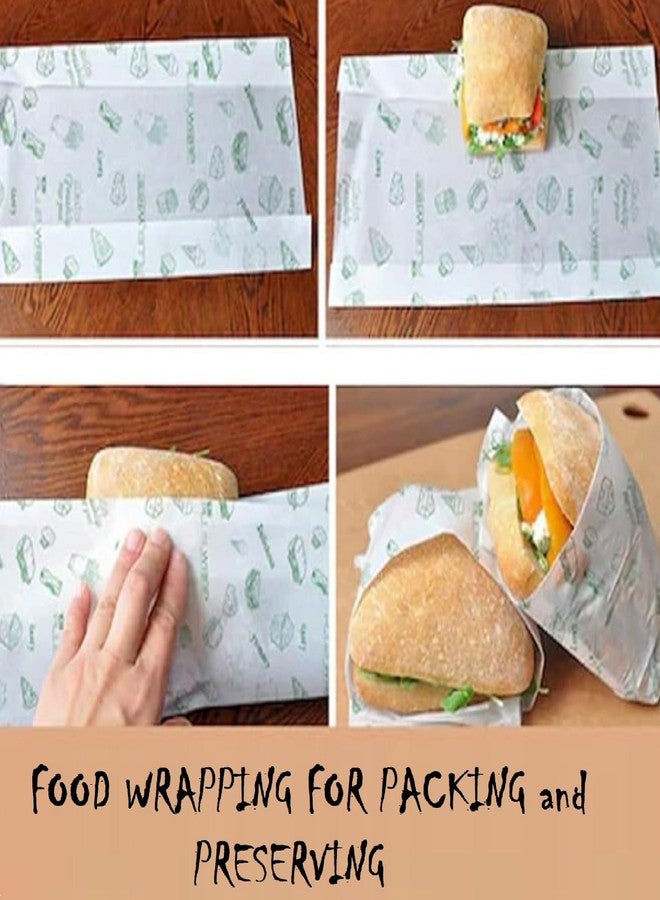 VIN® 100% Food Grade Wrapping Butter Paper Roll for Kitchen Use - Non Stick, Greeseproof, Oil-Resistant Baking & Sandwich Burger Wrap Parchment Paper for Cooking,Wrapping (20 Meter) - Image 2