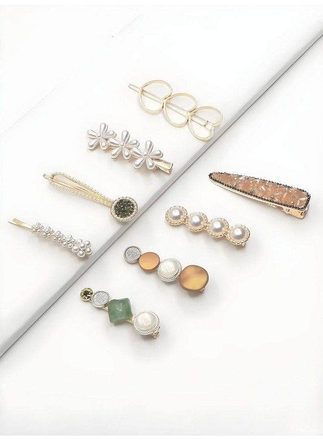 ANNACREATIONS 8 Pcs Premium Korean Stylish Hair Clips For Women And Girls - Image 5