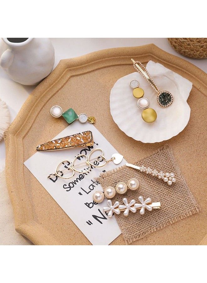 ANNACREATIONS 8 Pcs Premium Korean Stylish Hair Clips For Women And Girls - Image 4