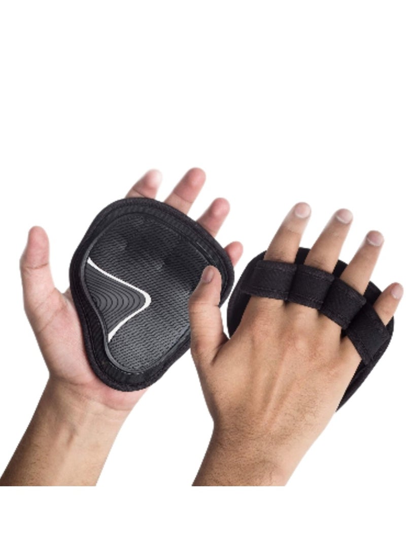 Aero Grip Pads, Weight Training, Grip Pads for Pull-Ups, Fitness Grip Pads, Grip Pads, Gym, Suitable for Fitness, Pull-Ups, Bodybuilding and Strength Training for Maximum Grip (1 Pair) 