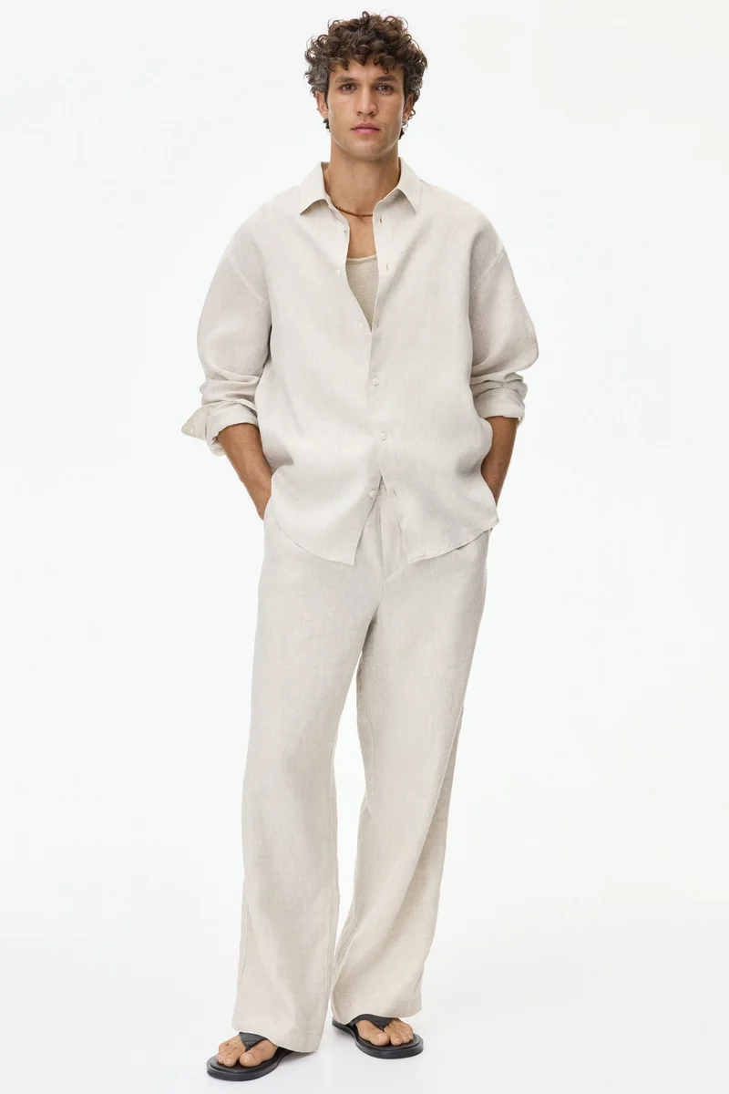 H&M Loose Fit Linen trousers