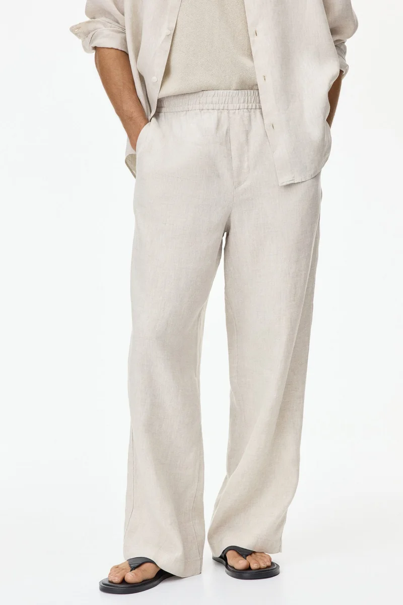 H&M Loose Fit Linen trousers