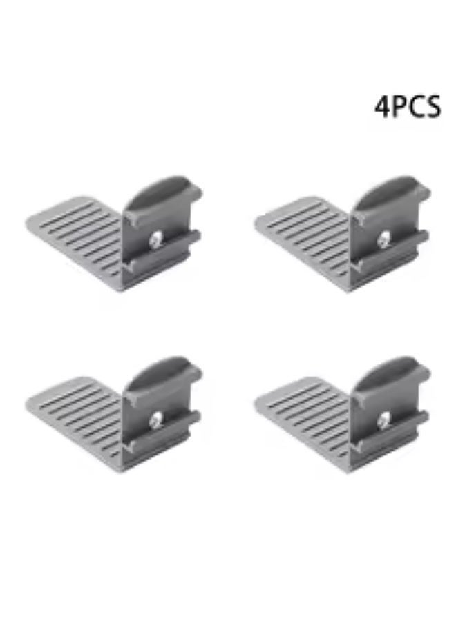 مشابك تثبيت ملاءات السرير بالزوايا – 4 قطع مثبتات قوية مانعة للانزلاق لجميع مقاسات الأسرة، سهلة التركيب، تحافظ على ثبات الملاءة بدون تجعد أو تحرك أثناء النوم - Image 1