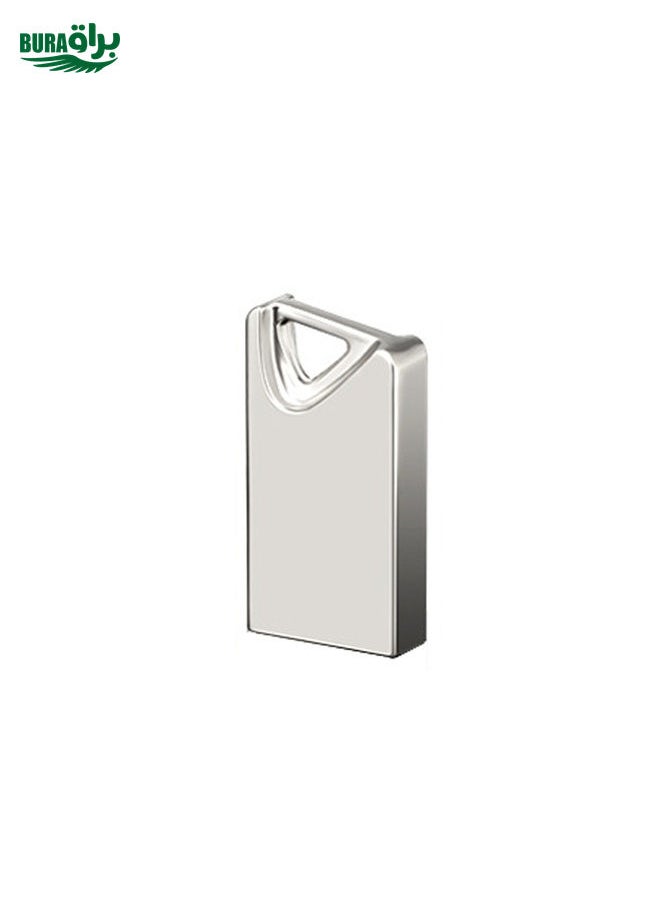 BURAQ SZ3 USB 2.0 High-Speed Car USB Flash Drives With Triangle Buckle, Capacity: 128GB(White)  - Image 1