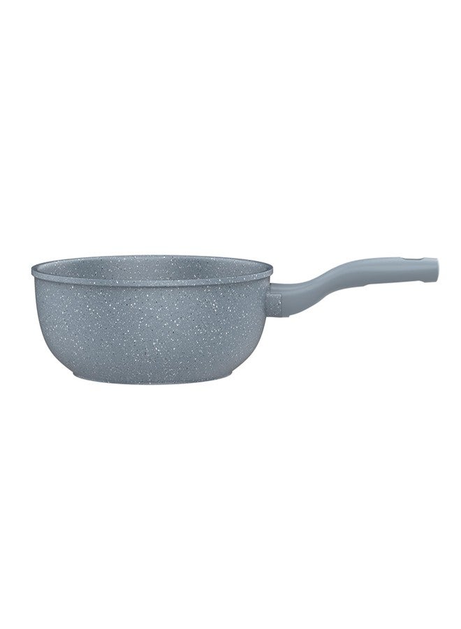 TAYAMA Marble Die-Cast (30 cm) Wok Pan, 11.8", Gray - Image 4