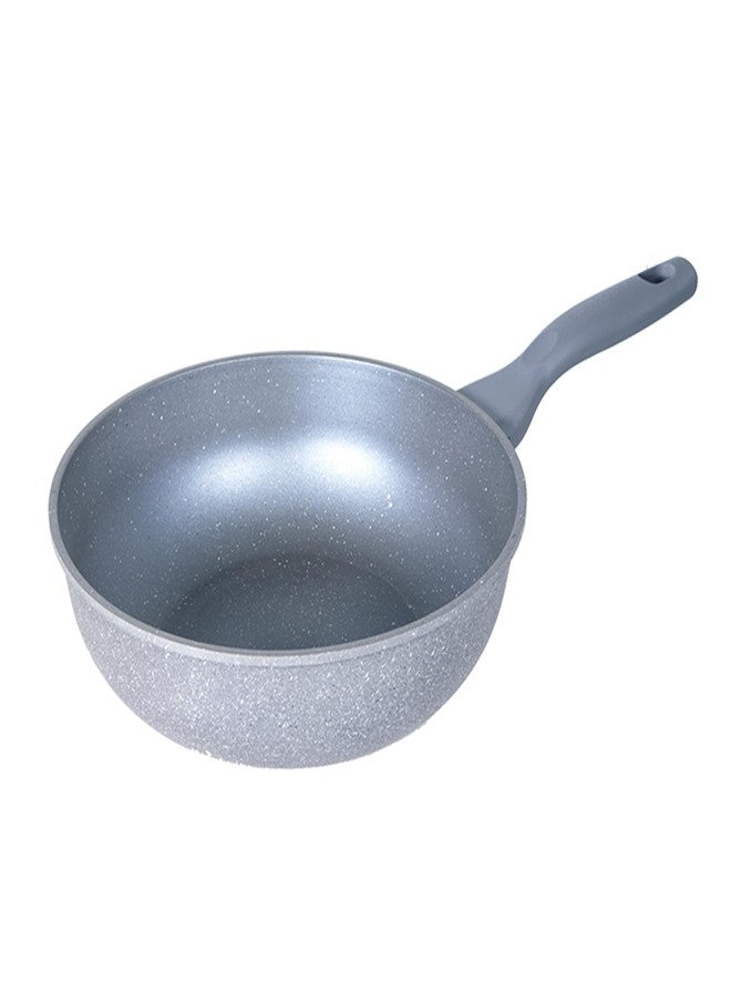 TAYAMA Marble Die-Cast (30 cm) Wok Pan, 11.8", Gray - Image 1