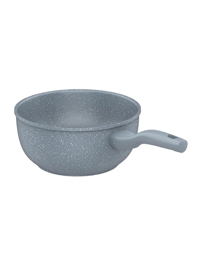 TAYAMA Marble Die-Cast (30 cm) Wok Pan, 11.8", Gray - Image 3