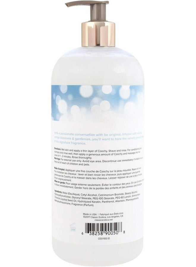 coochy Intimate Shaving Cream | Shave Conditioner & Moisturizer for Face & Body | Ideal for Sensitive Skin Care, Anti-Bump | Be Original, 32 oz - Image 2