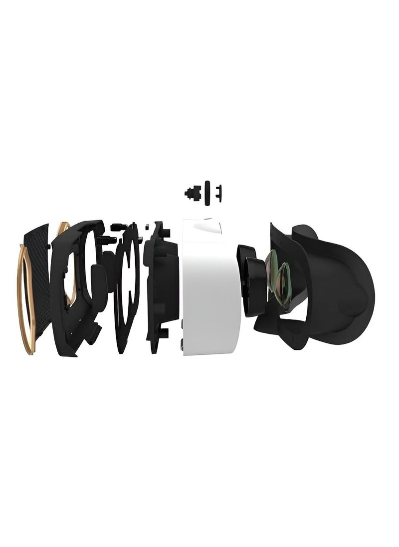 Generic - Golden VR Glasses with Bluetooth Support - Model MJ4-05 – with Remote Control and Gaming Controller - Compatible with Various Devices - Black Color - Image 1