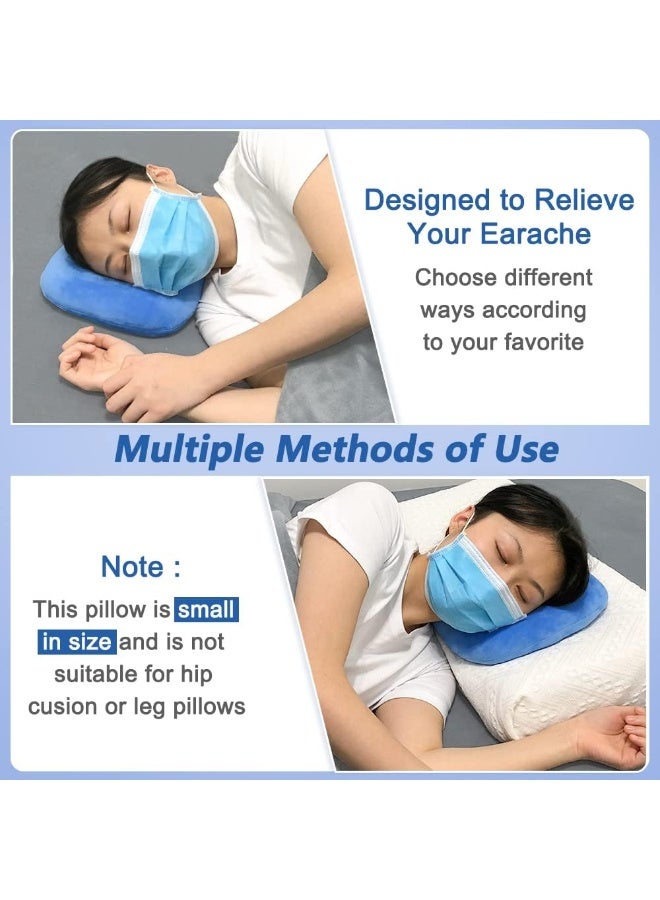 Mistuki Ear Piercing Pillow for Side Sleeping Ear Pillows with Holes for Ear Pain Pressure Sore Relief Earring Cnh Nflammation Surgery Guard Pillow Headphone Sleepers Donut Cushion Adjustable Filling - Image 3
