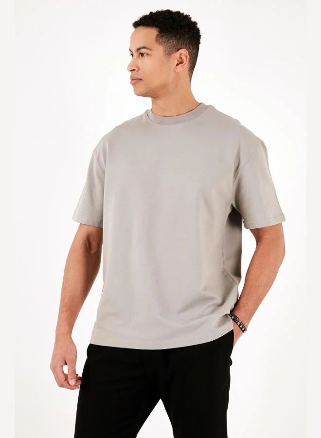 Buratti  Buratti Cotton Crew Neck Relaxed Fit Basic T Shirt Men's T SHIRT 5902610 for Men | Best Price UAE