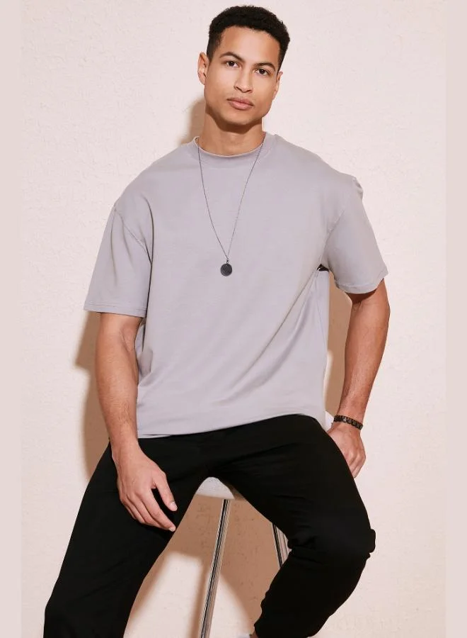 Buratti  Buratti Cotton Crew Neck Relaxed Fit Basic T Shirt Men's T SHIRT 5902610 for Men | Best Price UAE