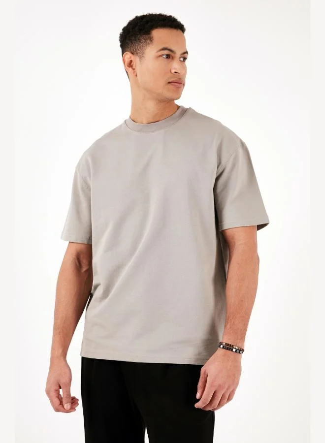 Buratti  Buratti Cotton Crew Neck Relaxed Fit Basic T Shirt Men's T SHIRT 5902610 for Men | Best Price UAE