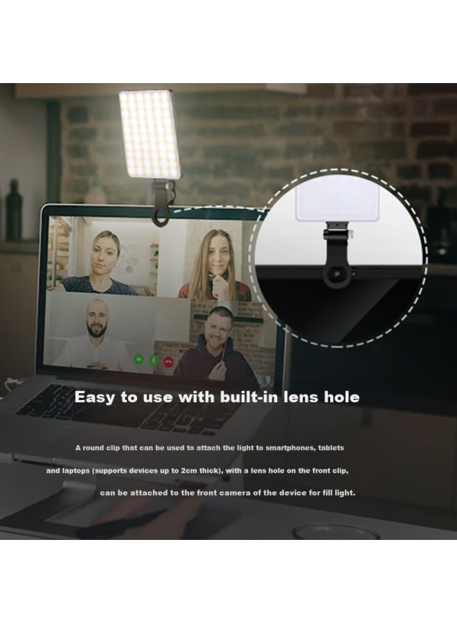 Neewer Neewer Nl-60Ai Led Fill Light For Smartphone Photography, Portable Light With Battery, Phone Clamp, Outdoor Light For Selfies, Video, Vlog, Desktop Computer Lighting For Live Broadcast - Image 2