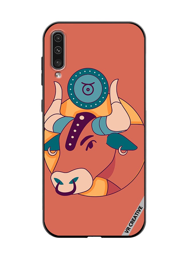 VR CREATIVE Protective Case Cover For Samsung Galaxy A70/A70s Ox Zodiac Signs Design Multicolour - Image 1