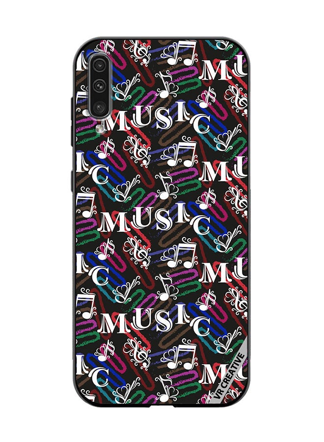 VR CREATIVE Protective Case Cover For Samsung Galaxy A70/A70s Music Pattern Design Multicolour - Image 1