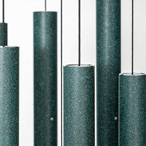 Corinthian Bells by Wind River – 44 inch Green Wind Chime for Patio, Backyard, Garden, and Outdoor Decor (Aluminum Chime) Made in The USA - Image 2