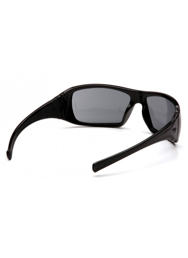 Pyramex Safety Pyramex Goliath Safety Eyewear, Black Frame, Gray Lens  - Image 4