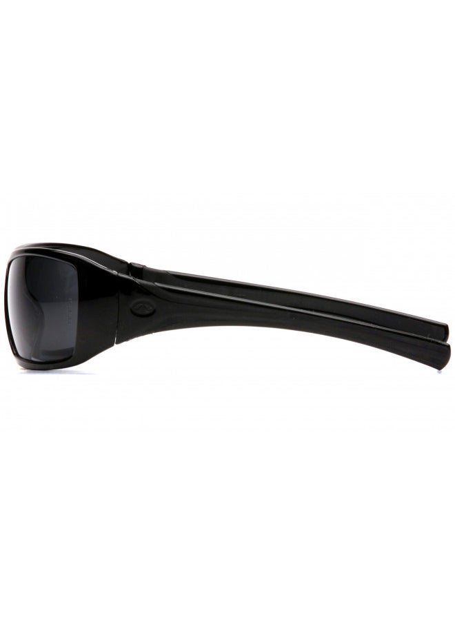 Pyramex Safety Pyramex Goliath Safety Eyewear, Black Frame, Gray Lens  - Image 3