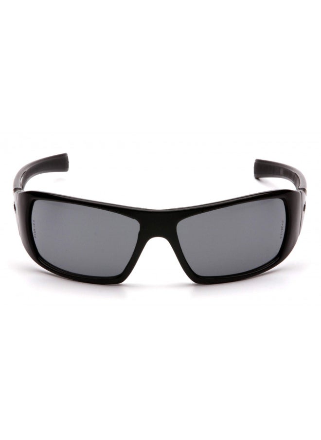 Pyramex Safety Pyramex Goliath Safety Eyewear, Black Frame, Gray Lens  - Image 2