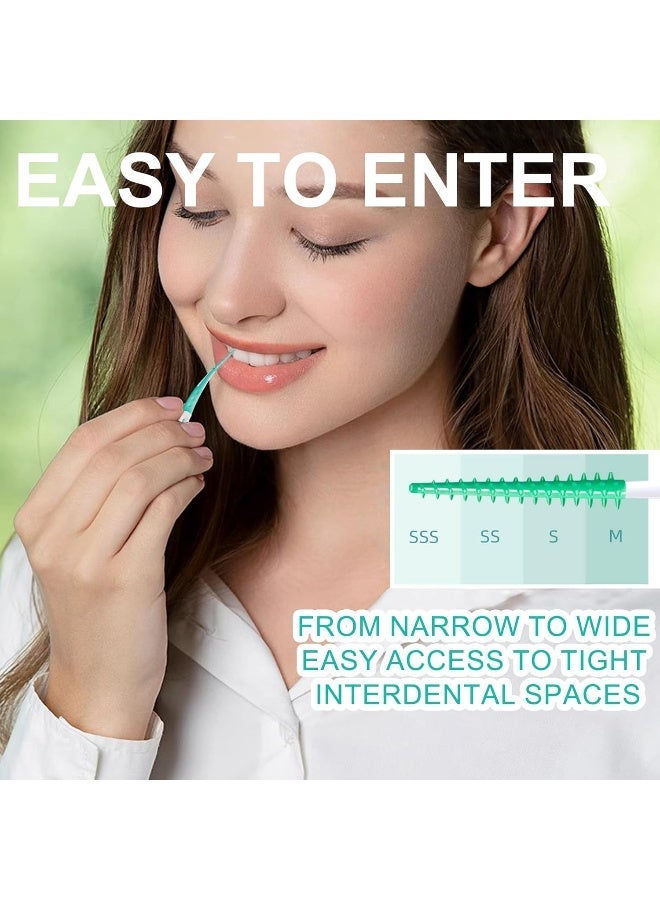 Bincoo 84-Piece Interdental Tooth Flossing Head Oral Dental Hygiene Brush, Dental Floss Toothpick Braces Brush Tooth Cleaning Tool Care Tool - Image 5
