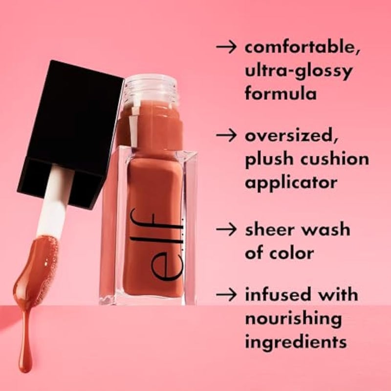 elf Glow Reviver Lip Oil - Pink Quartz - Image 5