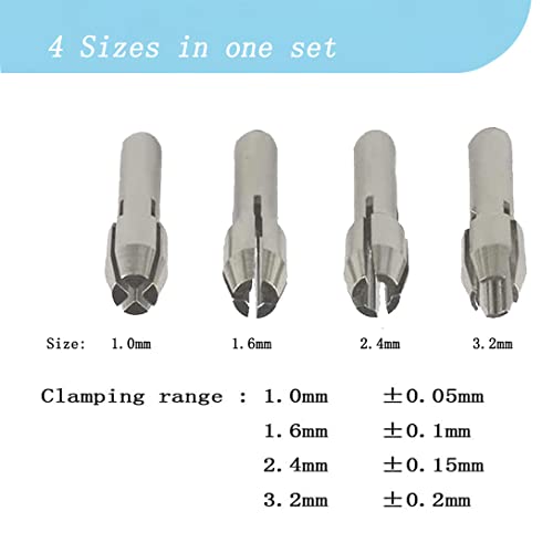 Luo ke 9Pcs Quickly Changed Rotary Collet Set Clamping Nut Fits For Dremel - Image 2