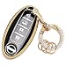 JAMCARI for Nissan Key Fob Cover 45 Button Soft TPU Protection Car Key Case Shell for Nissan Altima Maxima Rogue Armada Sentra 370z Pathfinder Murano Black - Image 2