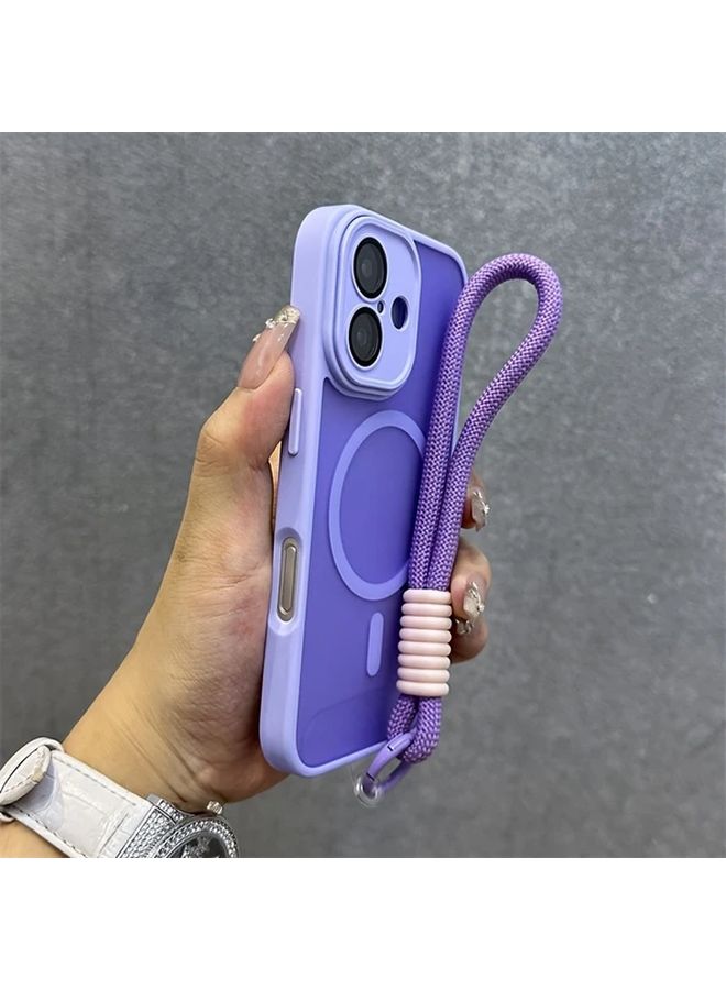 Light Green Magnetic Rope Case Compatible with iPhone 12 Pro Series - Image 1