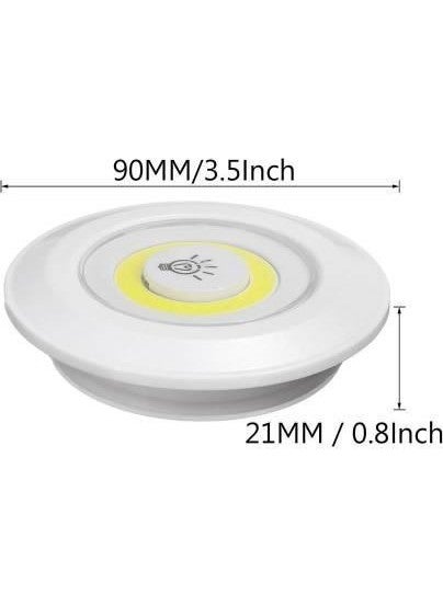Technomax - Geseus Remote Controlled Battery Powered Triple Spot LED Lamp Powerful White LIGHT-2PCS - Image 1