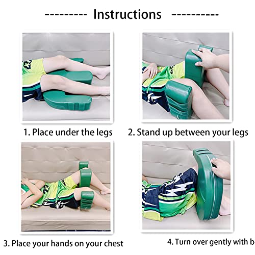 Ndola Patient Turning Device for Diaper Change, Colour Green, U Shaped, Leather Waterproof ( Pack of 1) - Image 3