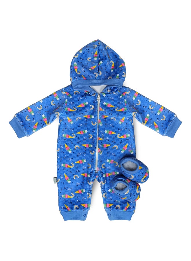 BabyShoora Baby bodysuit with capichu + socks  - Image 1