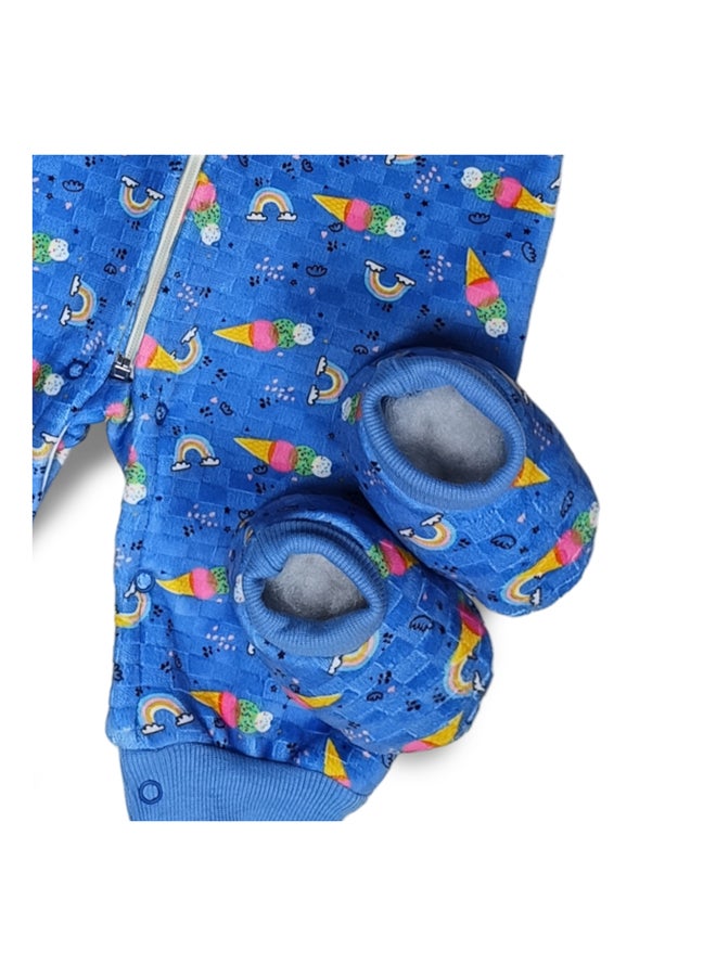 BabyShoora Baby bodysuit with capichu + socks  - Image 3