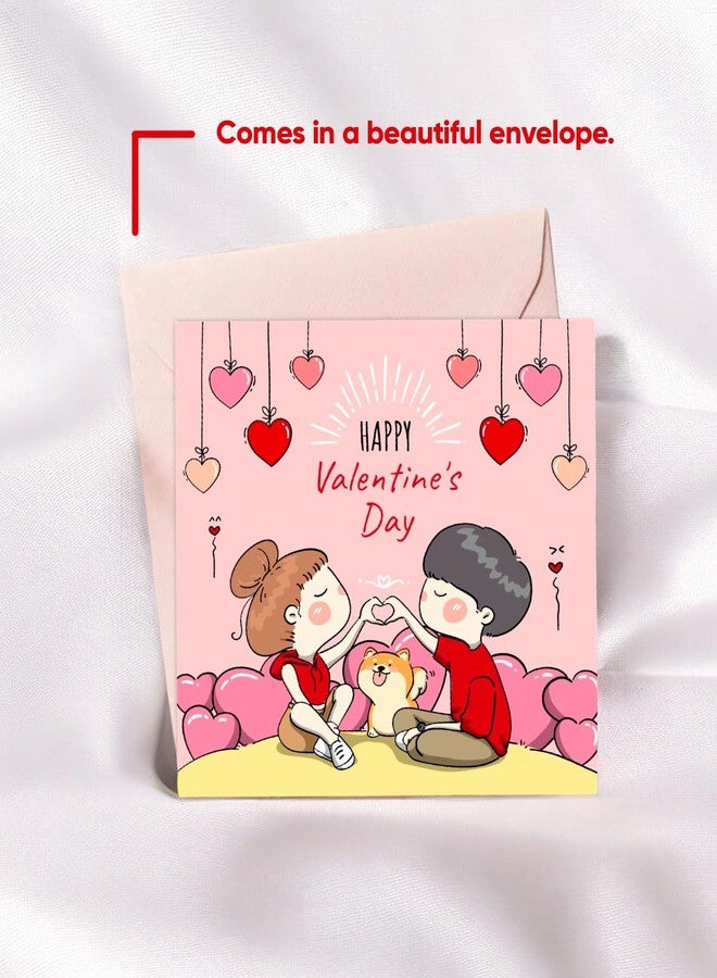 SINCE 7 STORE Cute Couple Valentine's Day Gift - Red Frosted Jar Soy Wax Candle for Girlfriend, Boyfriend, Wife, Husband, Romantic Gift for Couples, Love, and Special Occasions - Image 4