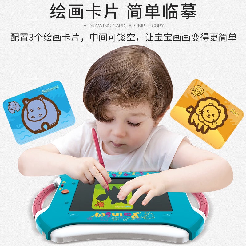 Children'S Drawing Board Lcd Electronic Writing Board Erasable Small Blackboard Home Baby Graffiti Drawing Board Gift Toy - Image 3