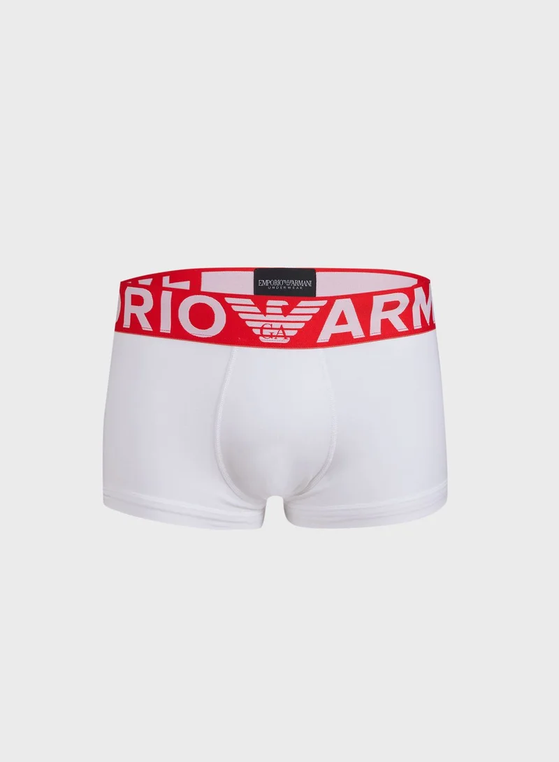 EMPORIO ARMANI Logo T-Shirt + Trunks Set