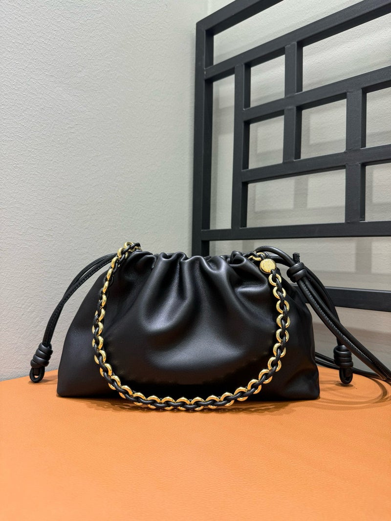 High Quality France Purchasing Luojia High Version Geometric Bag Large Capacity Leather Pillow Bag Cloud Bag - Image 1