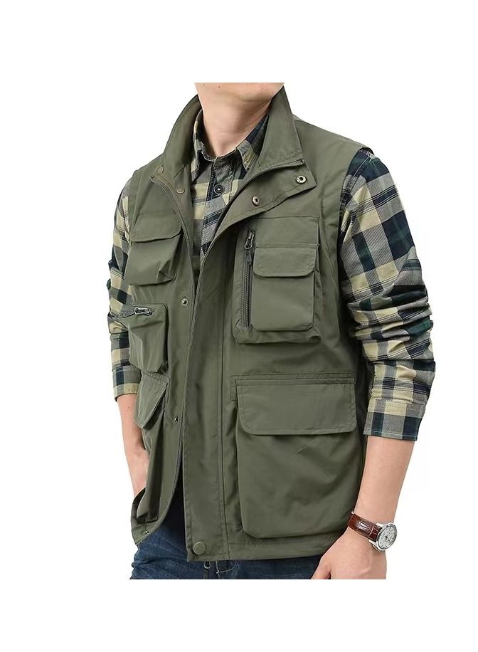 Loquat Men's Leisure Versatile Waterproof Quick-Drying Outdoor Sports Vest 