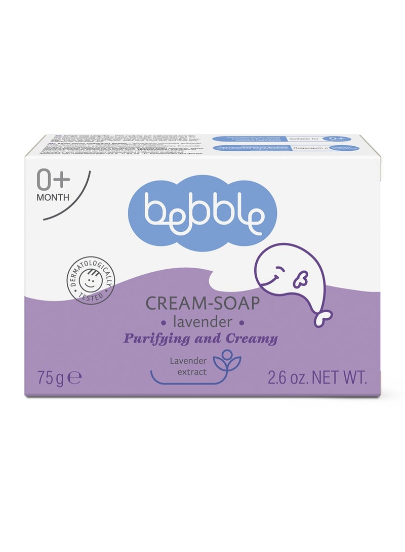 bebble Lavena bebble Cream Soap Lavender 75g