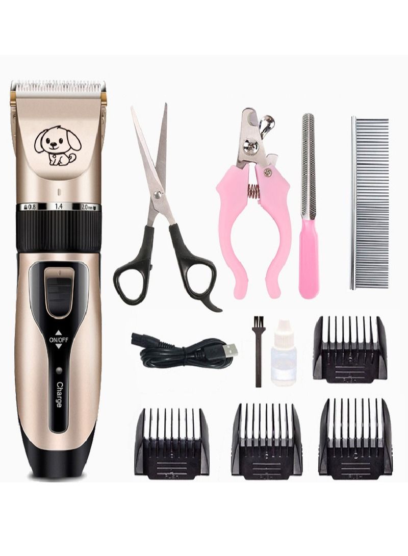 كيدل قصاصات شعر لاسلكية خافت قابلة للشحن قصاصات شعر لاسلكية صامت مجموعة كلاب قطط حيوانات أليفة - Image 1