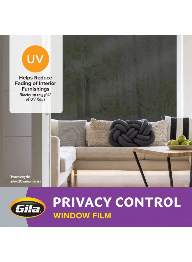 Gila Privacy Black Static Cling Residential DIY Window Film No Glue No Adhesive 3ft x 6.5ft (36in x 78in) - PB78 - Image 3