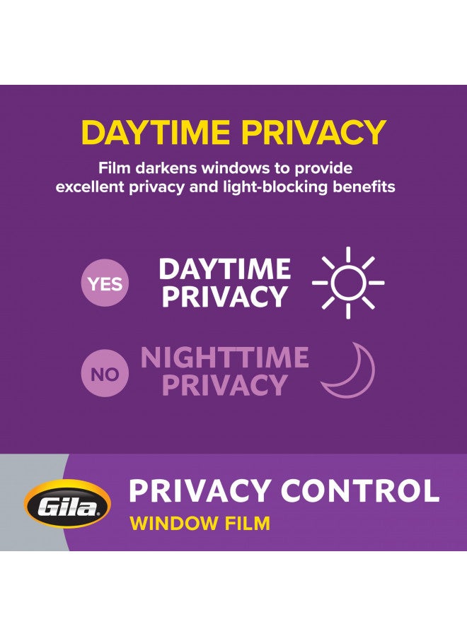 Gila Privacy Black Static Cling Residential DIY Window Film No Glue No Adhesive 3ft x 6.5ft (36in x 78in) - PB78 - Image 4