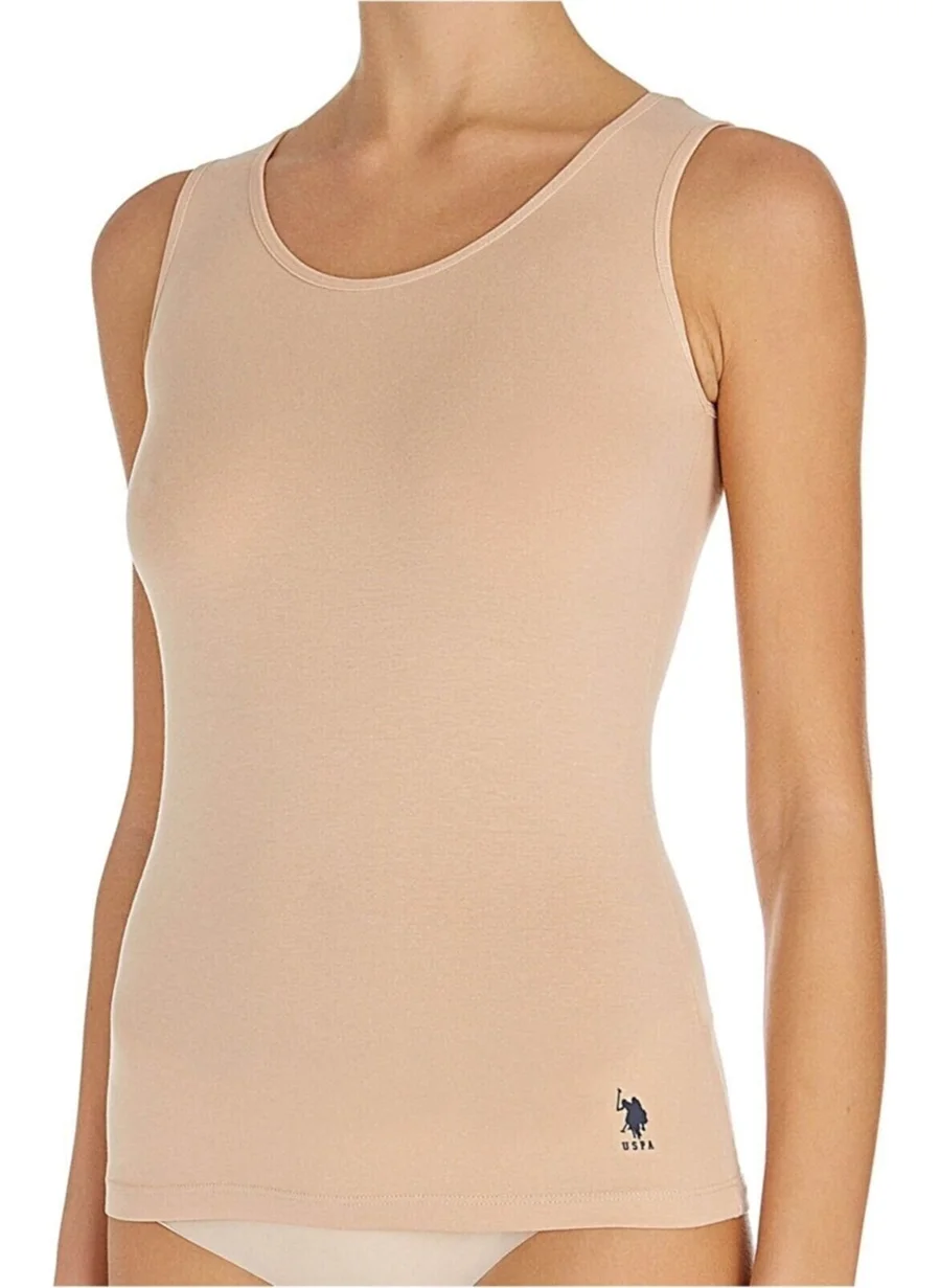 U.S. Polo Assn. 66005 Women's Skin Tight Strap Tank Top