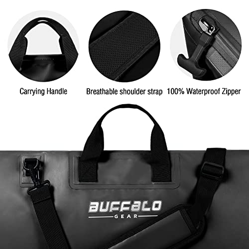 Buffalo Gear Fish Tournament Weigh in Bag for Bass Fishing - 32×19.7in Heavy Duty Fish Bag for Caught Fish Waterproof,Leakproof,Puncture Resistant - Image 3