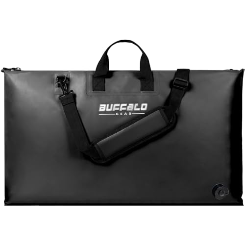 Buffalo Gear Fish Tournament Weigh in Bag for Bass Fishing - 32×19.7in Heavy Duty Fish Bag for Caught Fish Waterproof,Leakproof,Puncture Resistant - Image 1